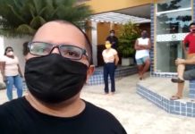 Aprovados em concurso pela Prefeitura de Arari fazem protesto por nomeação