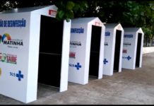Coronavírus: Matinha adquire cabines de desinfecção para profissionais da saúde