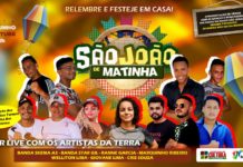 Artistas da terra da manga se apresentam hoje em super live do São João virtual de Matinha