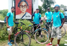 No Bangladesh, padre natural de Matinha faz viagem de 600 km em bicicleta