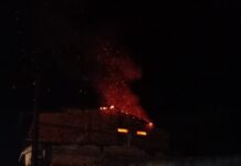 Urgente: incêndio atinge e destrói casa em Matinha