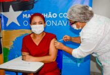 16 dos 21 municípios da Baixada Maranhense já aplicaram 60% das vacinas recebidas Vacinação no Maranhão_Foto_Karlos Geromy_Governo_do_Maranhão