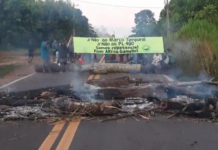 Índios Gamela bloqueiam MA-014 em ato contra PL 490 entre Matinha e Viana Índios Gamela bloqueiam MA-14 em ato contra PL 490 entre Matinha e Viana