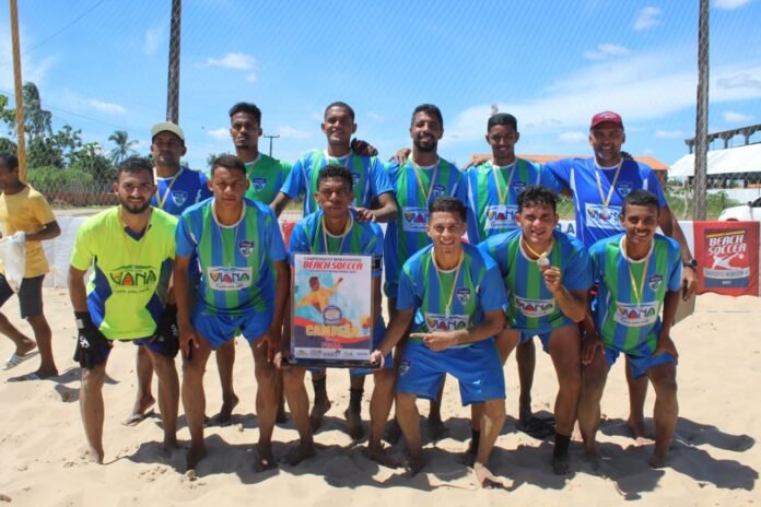 Viana vence Santo Amaro nos pênaltis e é campeã do maranhense de Beach Soccer