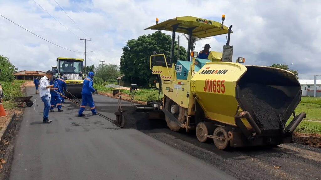 Prefeita de Matinha conclui primeira etapa da pavimentação asfáltica da estrada que liga o município ao povoado João Luís. Foto: Divulgação.