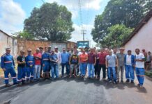 Prefeita de Matinha conclui primeira etapa da pavimentação asfáltica da estrada que liga o município ao povoado João Luís Prefeita de Matinha conclui primeira etapa da pavimentação asfáltica da estrada que liga o município ao povoado João Luís. Foto: Divulgação.