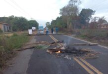 Marco Temporal: indígenas bloqueiam novamente MA-014 entre Matinha e Viana indígenas